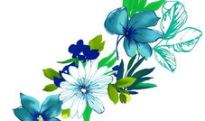 花卉漫画,描绘自然之美，绽放生命色彩